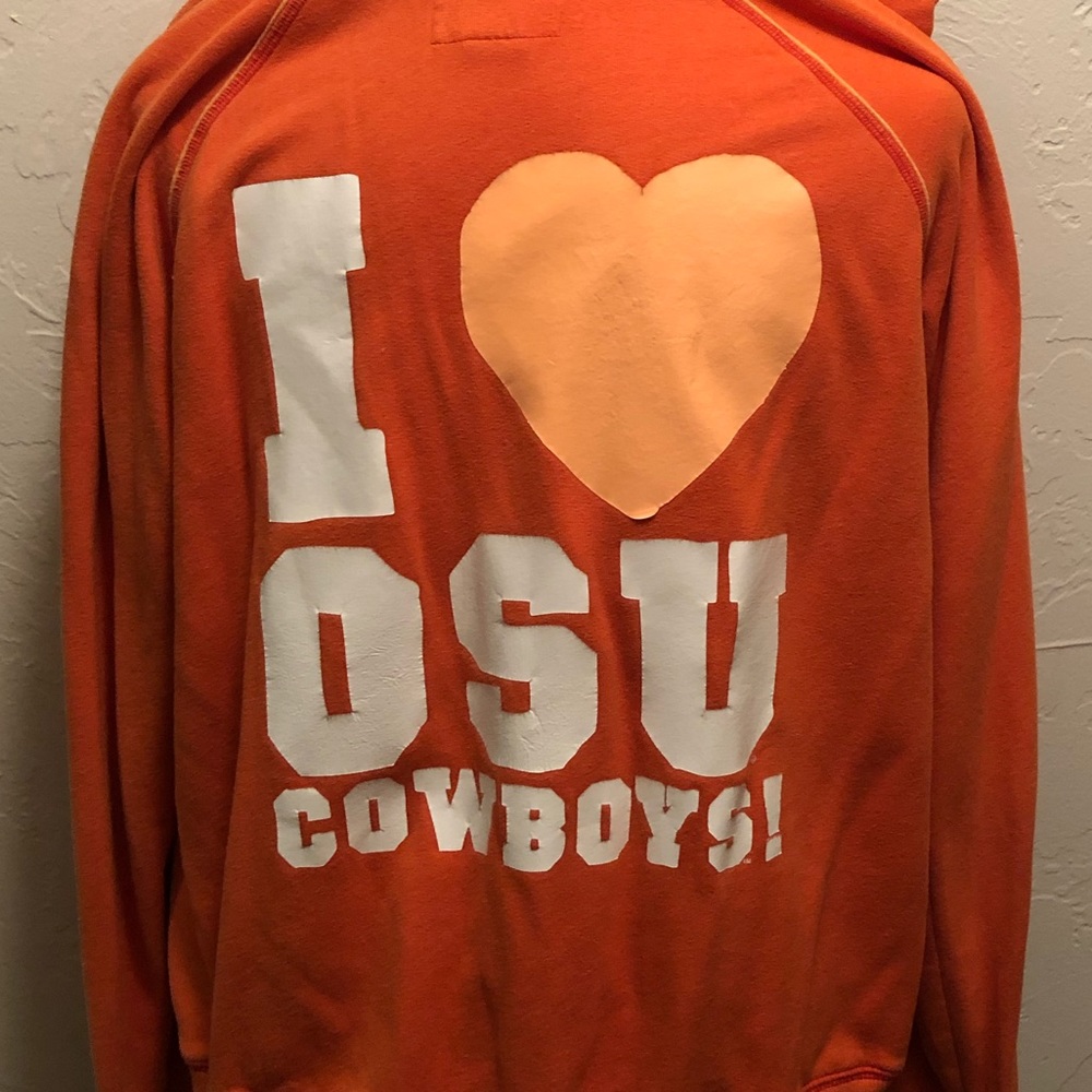 Victoria’s Secret pink OSU zip up hoodie